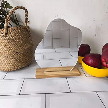 Compact Acrylic Vanity Makeup Mirror for Any Space