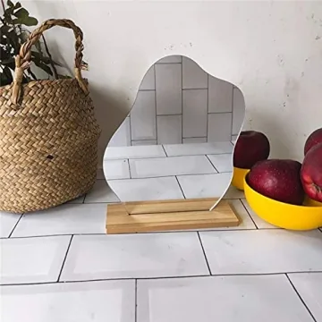 Compact Acrylic Vanity Makeup Mirror for Any Space