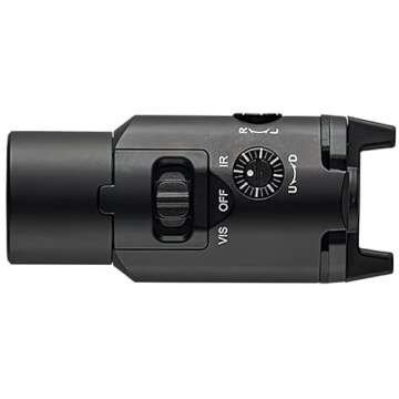 Streamlight 69192 TLR-VIR II Visible LED/IR Illuminator/IR Beam with Rail Locating Keys, Black