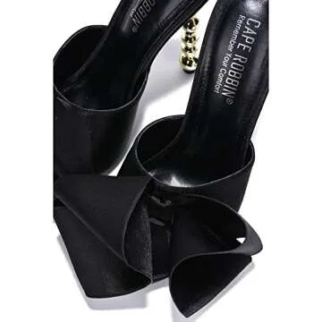 Cape Robbin Salsa Nude Sexy High Heels Open Toe Sculptural Heel Mule Oval Pumps