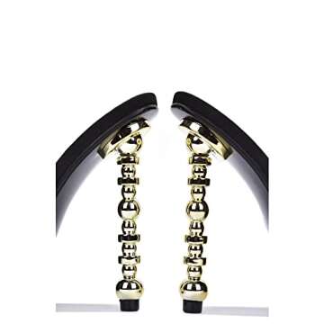 Cape Robbin Salsa Nude Sexy High Heels Open Toe Sculptural Heel Mule Oval Pumps