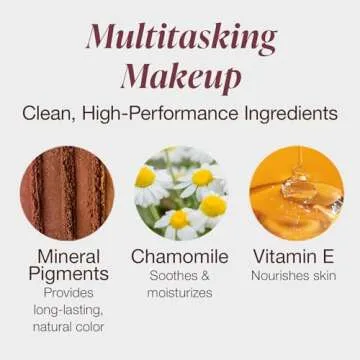 Mineral Fusion Retractable Brow Pencil, Shape & Define Eyebrow Pencil with Blending Spoolie Brush, Velvety Smooth & Natural Eye Makeup, Medium Brown, 0.003 oz