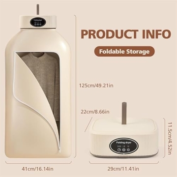 Imfriy Portable Clothes Dryer for Travel & Home