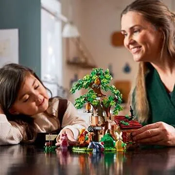 LEGO Ideas Disney Winnie The Pooh 21326 Building Set - Home Décor Collectible Gift with Piglet Minifigure and Eeyore Figure, Pooh Bear House Opens for Easy Access, Classic Display Model for Adults