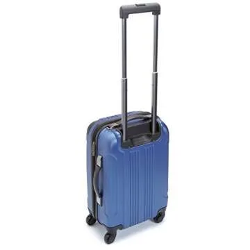 Kenneth Cole REACTION Out of Bounds Lightweight Hardshell 4-Wheel Spinner Luggage, Magenta, 20-Inch Carry On