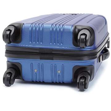 Kenneth Cole REACTION Out of Bounds Lightweight Hardshell 4-Wheel Spinner Luggage, Magenta, 20-Inch Carry On