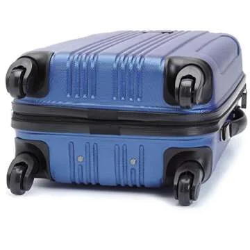 Kenneth Cole REACTION Out of Bounds Lightweight Hardshell 4-Wheel Spinner Luggage, Magenta, 20-Inch Carry On