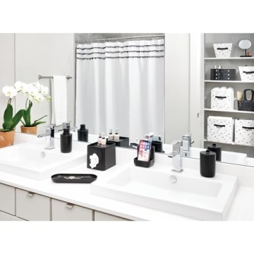 Stylish iDesign Cade Tissue Box Cover to Organize