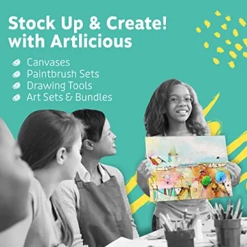 Artlicious 1000 Pcs Craft Sticks for Creative Projects