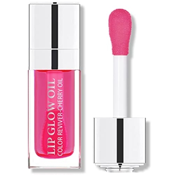Hydrating Plumping Lip Oil Lip Gloss Lip Balm Lip Care Transparent Toot Lip Oil, Tinted Sheer Color ...