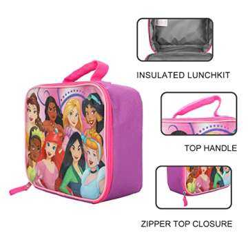 Disney Princesses Insulated Lunch Box for Kids
