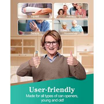 Electric Can Opener - Hands-Free Kitchen Gadget for All Sizes