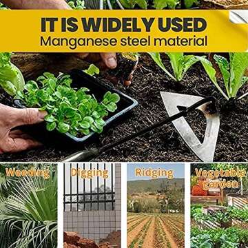 TKPL Garden Hoe - Durable & Effective Gardening Tool