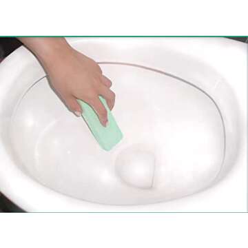 Compac Magic-Stone Porcelain Cleaner, Green Product, Made from Recycled Glass, Scouring Stick Toilet Cleaner, Removes Stubborn Lime Stains from Porcelain or Bathroom Fixtures, 1 Count