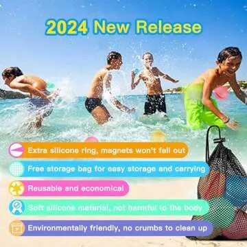 Reusable Self-Sealing Water Balloons - 16PCS for Fun Outdoors
