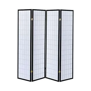 Stylish 4-Panel Folding Screen for Home and Office