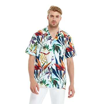 Matchable Couple Hawaiian Luau Shirt & Jumpsuit