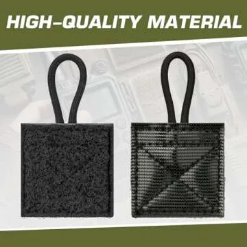 Ullnosoo Microphone Radio Holder, Mic Clip for Police, Super Strong Stitches No Breaking, Law Enforcement Radio Microphone Holder for Vest Accessories