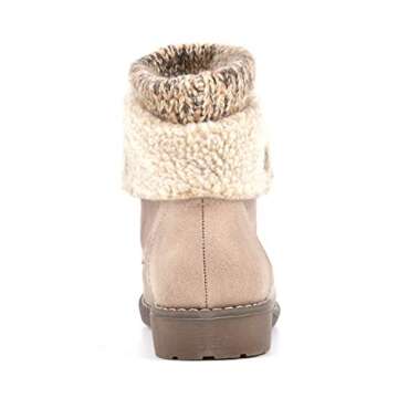 CLIFFS BY WHITE MOUNTAIN Women's Duena Hiking Style Boot, Natural Multi/Fabric, 9 M