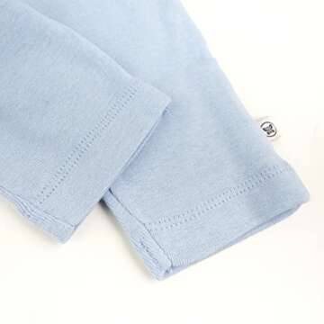 HonestBaby Unisex Baby Multipack Roomy Fit Pull Bottoms 100% for Infant Boys, Girls, Honest Organic ...