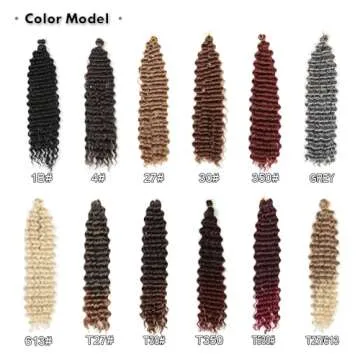 Deep Wavy Crochet Hair for Women 22inch Ocean Wave Style