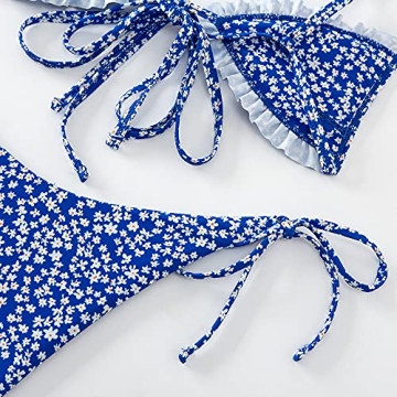 Stylish FEAPHY Women's Adjustable String Bikini Swimwear