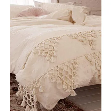 Elegant Flber Tufted Tassel Duvet Cover for Cozy Bedrooms
