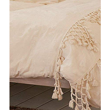 Elegant Flber Tufted Tassel Duvet Cover for Cozy Bedrooms
