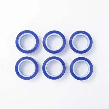 PYD Life 6 Rolls Heat Resistant Thermal Tape Blue 0.8 Inch x 52 Ft Sublimation Blanks Up to 250 C(480 F) for Sublimation Tumblers Mugs T-Shirts Print Heat Press