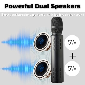 YONVO Wireless Karaoke Microphone with Bluetooth 5.3
