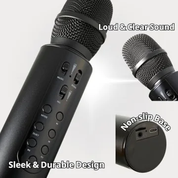 YONVO Wireless Karaoke Microphone with Bluetooth 5.3