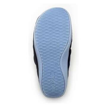 Vionic Women's Indulge Emily Mule Slipper-Comfortable Spa House Slippers that include Three-Zone Comfort with Orthotic Insole Arch Support, Soft House Shoes for Ladies Navy 11 Medium US