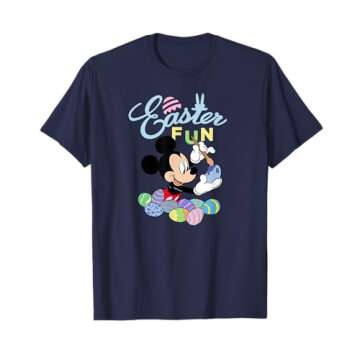 Disney Mickey Mouse Easter Fun Painting Easter Eggs T-Shirt