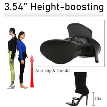 Stylish LVOMU Gladiator High Heel Sandals for Summer Wear