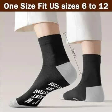 Dealswin Gifts for Dad Men: Birthday Gifts for Men Fathers Husband, I'm Not Sleeping I'm Just Resting My Eyes Socks Valentine's Day Gifts from Daughter Wife