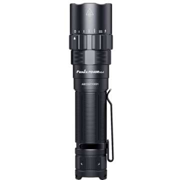 Fenix PD40R v3.0 High Lumen USB-C Rechargeable Flashlight, 3000 Lumen with Two ARB-L21-5000 and LumenTac Organizer