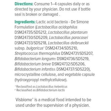 Visbiome High Potency Probiotics, 112.5 Billion CFU Live, 60 Caps