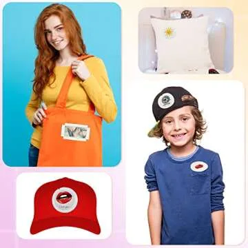 30 Pieces Sublimation Patches Fabric Iron on Blank Patches 3 Shapes Repair Patches Sublimation Blank Hat Patch for DIY Crafts, Caps Clothes Shoes Bags Backpacks Uniforms (Beige, White)