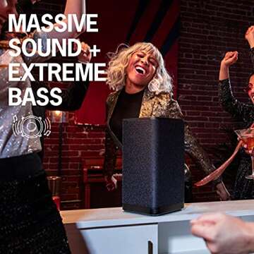 Ultimate Ears Hyperboom Portable & Home Wireless Bluetooth Speaker, Loud Speaker, Big Bass, Water Re...