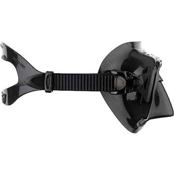 Cressi Nano 2-Lens Masks, Black/Black