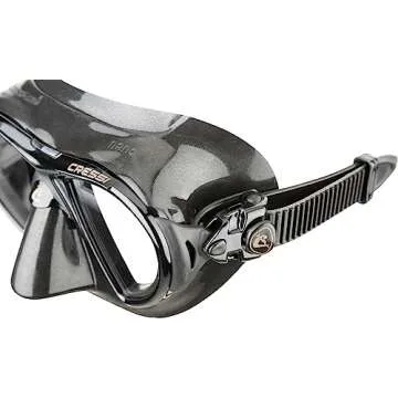 Cressi Nano 2-Lens Masks, Black/Black