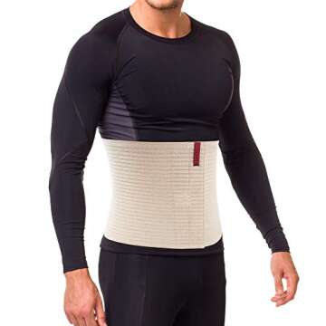 ORTONYX 10.25" Abdominal Belt - Unmatched Support for Recovery
