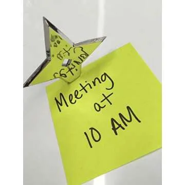 Cool Fridge Ninja Star Magnet, Decorative Whiteboard Magnets for Office, Home & School, Funny Anime Theme Refrigerator Magnets for Kids - Bullseye Office