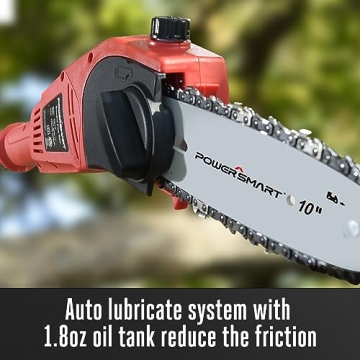 PowerSmart PS6109 10-Inch Electric Pole Saw 120V 6.0Amp