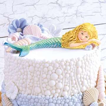 Katy Sue 3D Mermaid Silicone Mold for Cake Decorating