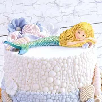 Katy Sue 3D Mermaid Silicone Mold for Cake Decorating