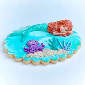 Katy Sue 3D Mermaid Silicone Mold for Cake Decorating