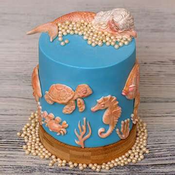 Katy Sue 3D Mermaid Silicone Mold for Cake Decorating