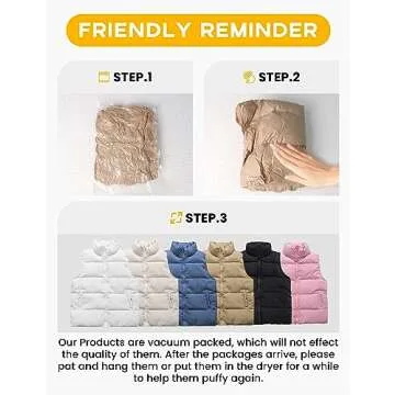 MISSFASHION Sleeveless Puffer Vest for Women Quilted Callared Zip Up Padded Jacket Black Coat Outwear (Apricot-XL)