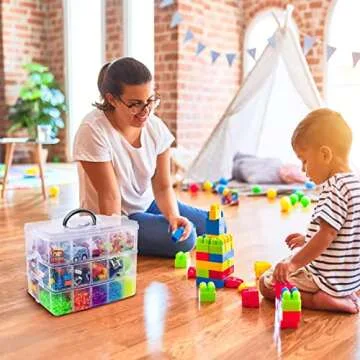 Portable Beads Organizers and Storage for Arts and Crafts, Toy, Washi Tapes, Nail